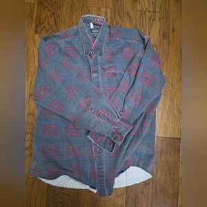 Woolrich Men’s Patterned Button-Up Shirt sz XL